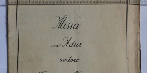 Jelzetszám nélkül_A-dúr mise_szólamok_kézirat